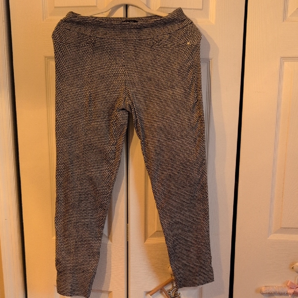 Black and White Patterned Pants